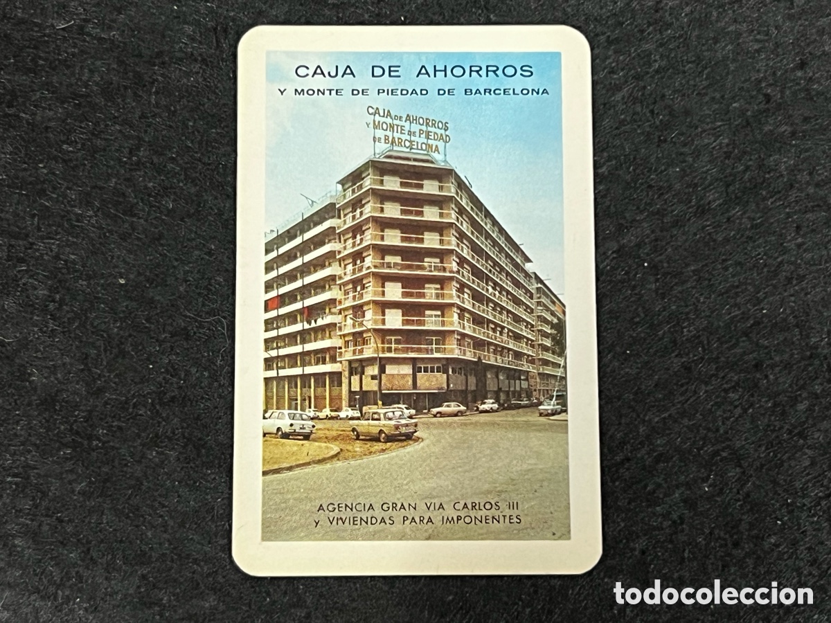 Coleccionismo calendarios: CAJA DE AHORROS MONTE DE PIEDAD BARCELONA CALENDARIO DE BOLSILLO A&Ntilde;O 1970 H HERACLIO FOURNIER.