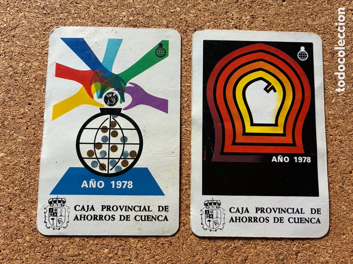 Collezionismo Calendari: Calendario / Almanaque Fournier. Caja provincial de ahorros de Cuenca. 1978.