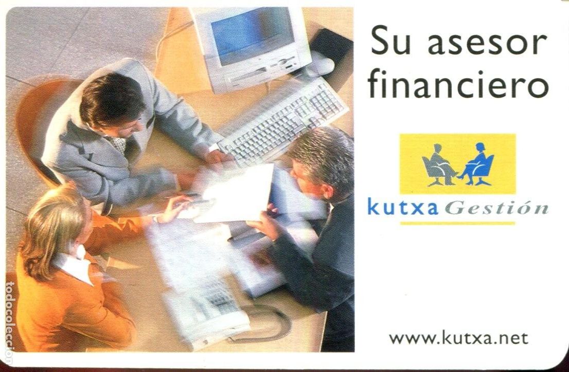 Coleccionismo calendarios: CALENDARIO BANCO KUTXA (CAJA GIPUZKOA DONOSTIA) 2000 Su asesor financiero kutxa gestion