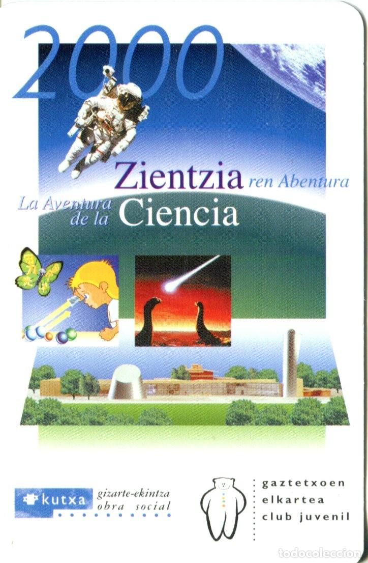 Coleccionismo calendarios: CALENDARIO BANCO KUTXA (CAJA GIPUZKOA DONOSTIA) 2000 CLUB JUVENIL (La aventura de la Ciencia))