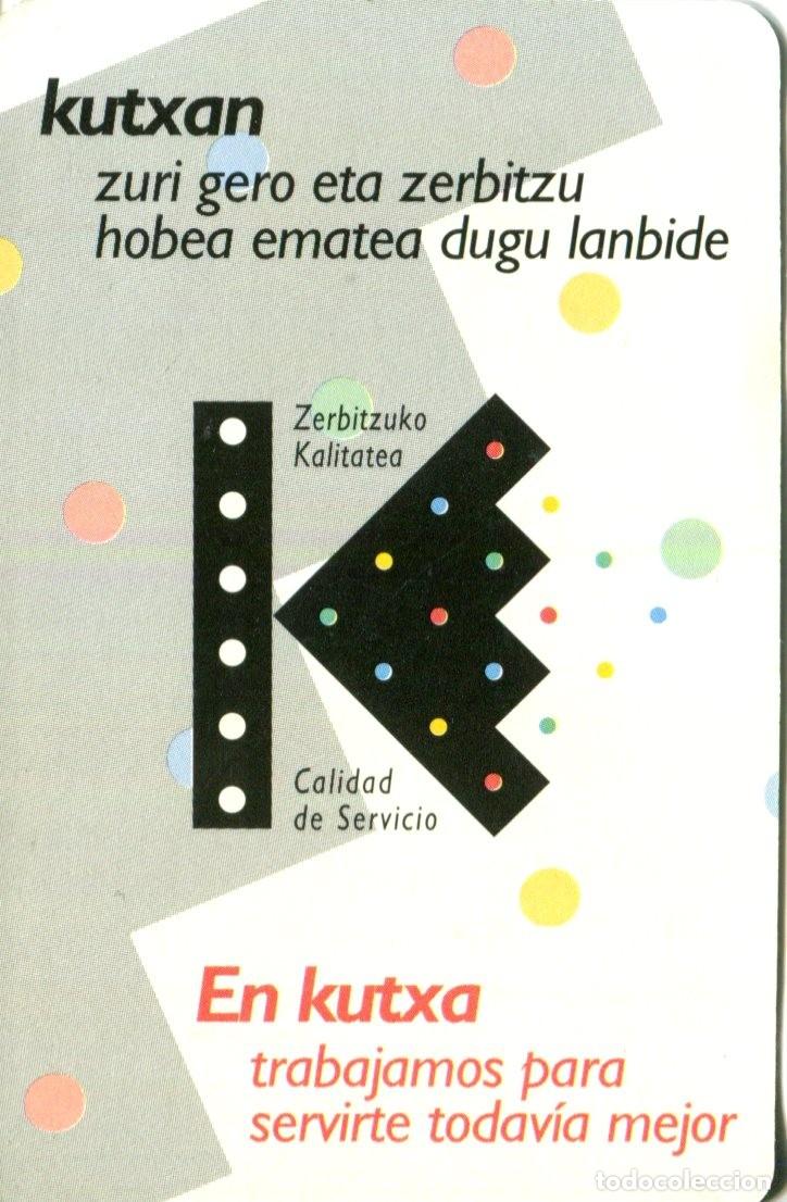 Coleccionismo calendarios: CALENDARIO BANCO KUTXA (CAJA GIPUZKOA DONOSTIA) 1995 Calidad de Servicio