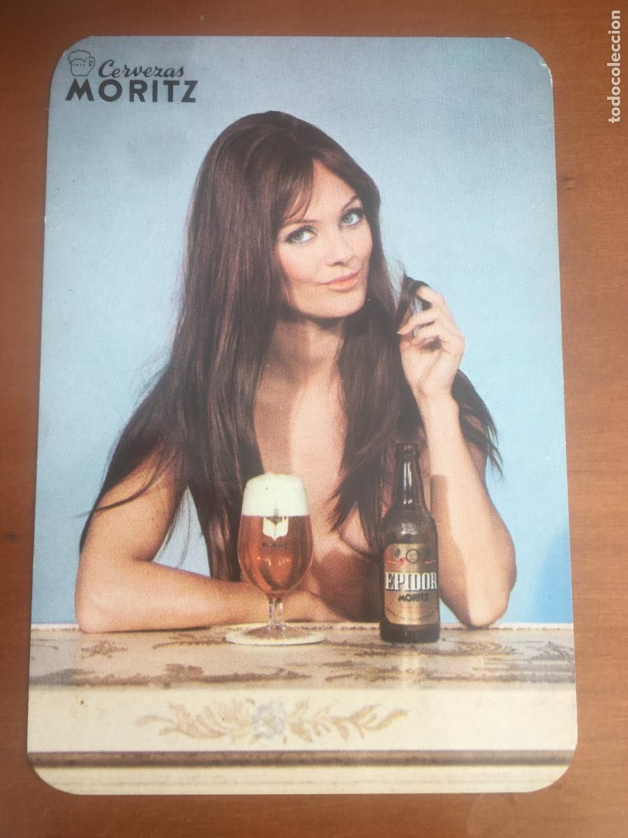 Coleccionismo calendarios: MORITZ CERVEZA CERVEZAS CALENDARIO CHICA 1972 PERFECTO ESTADO