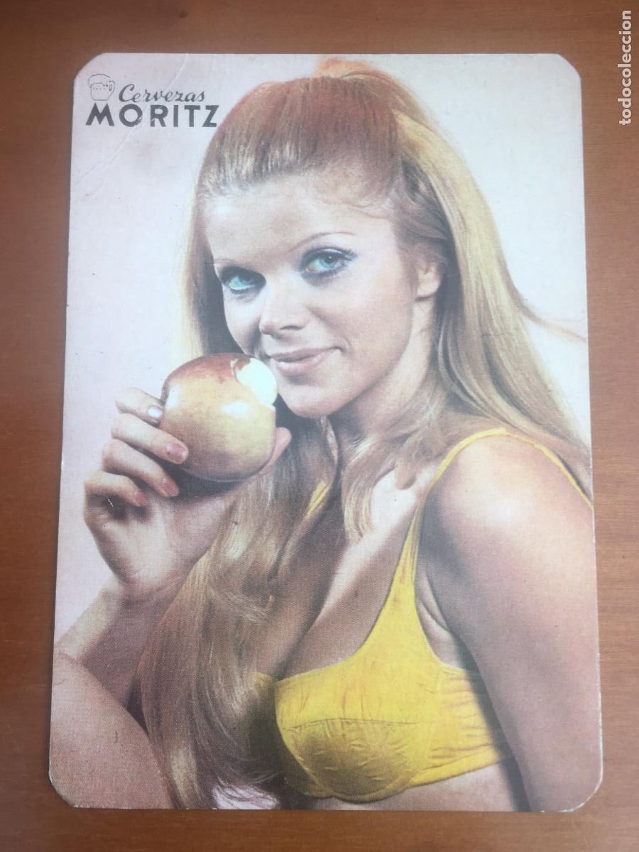 Coleccionismo calendarios: MORITZ CERVEZA CERVEZAS CALENDARIO CHICA 1971 PERFECTO ESTADO