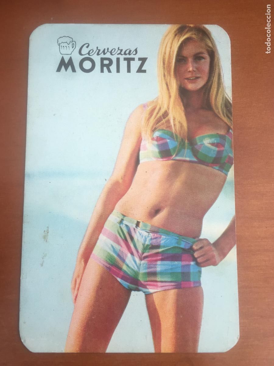 Coleccionismo calendarios: MORITZ CERVEZA CERVEZAS CALENDARIO CHICA 1969 PERFECTO ESTADO
