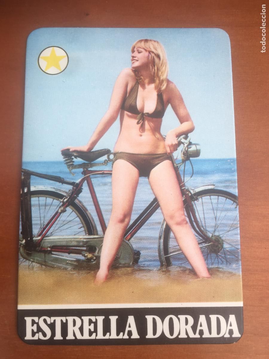 Coleccionismo calendarios: damm estrella dorada CERVEZA CERVEZAS CALENDARIO CHICA 1973 perfecto estado