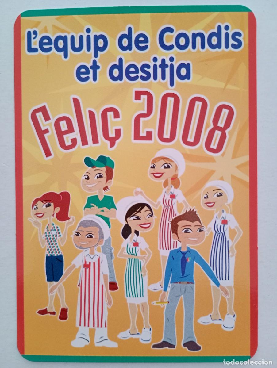 Colecionismo Calend&aacute;rios: Calendario 2008 Publicidad CONDIS