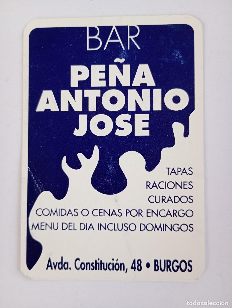 Sammeln von Kalendern: Calendario 1996 Publicidad BAR PE&Ntilde;A ANTONIO JOSE
