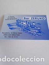 Coleccionismo calendarios: Calendario 2007 Publicidad BAR ZERUKO San Sebasti&aacute;n