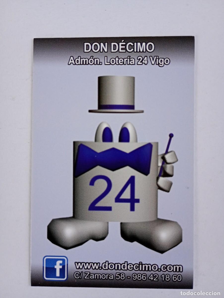 Coleccionismo calendarios: Calendario 2014 Publicidad DON D&Eacute;CIMO Vigo