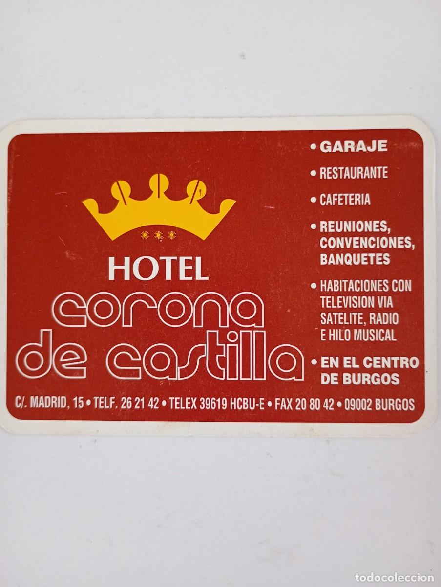 Coleccionismo calendarios: Calendario 1996 Publicidad HOTEL CORONA DE CASTILLA