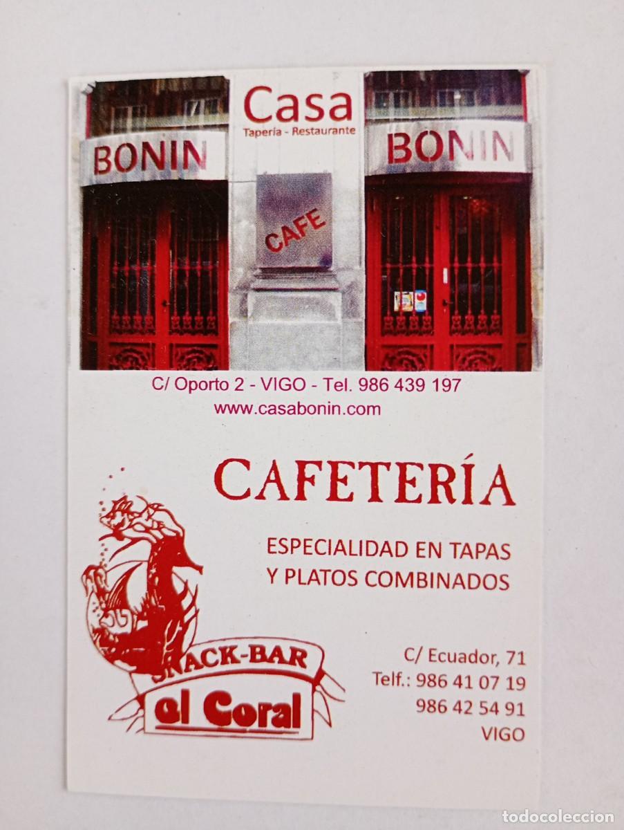 Coleccionismo calendarios: Calendario 2016 Publicidad CAFE CASA BONIN Vigo