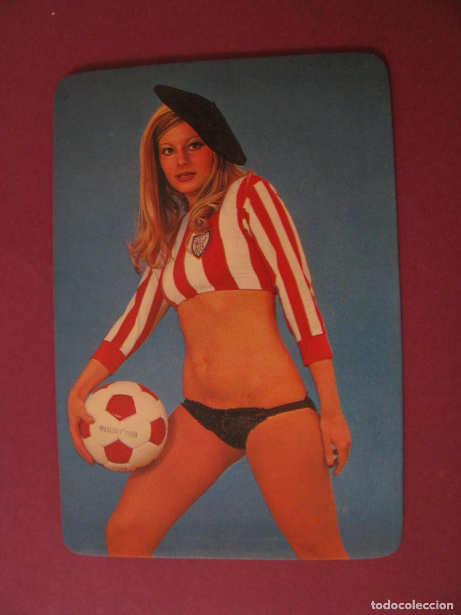 Coleccionismo calendarios: CALENDARIO DE BOLSILLO 1978. CHICA. ETHLETIC DE BILBAO. PUBL. CAFETERIA LEGAN'S. MOSTOLES