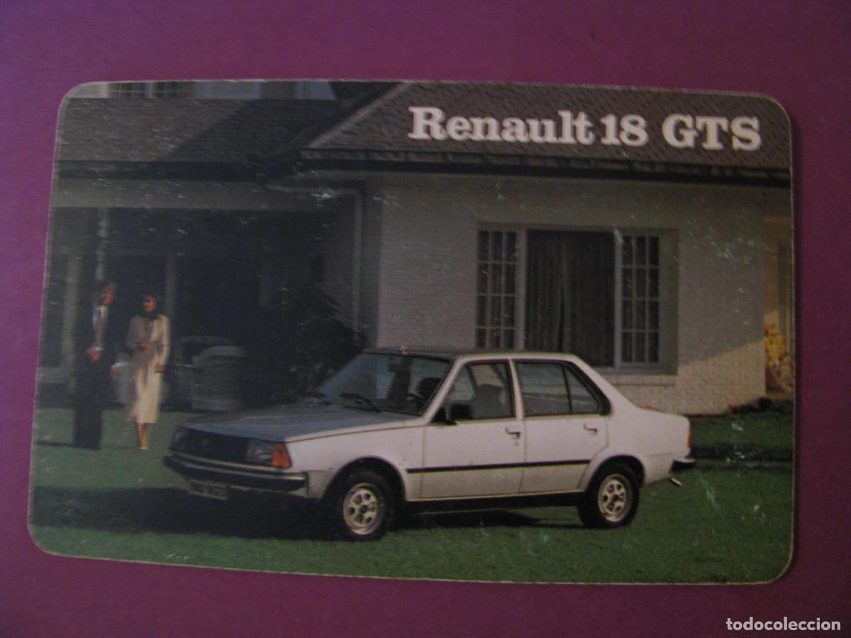 Coleccionismo calendarios: CALENDARIO DE FOURNIER. RENAULT 18 GTS 1980