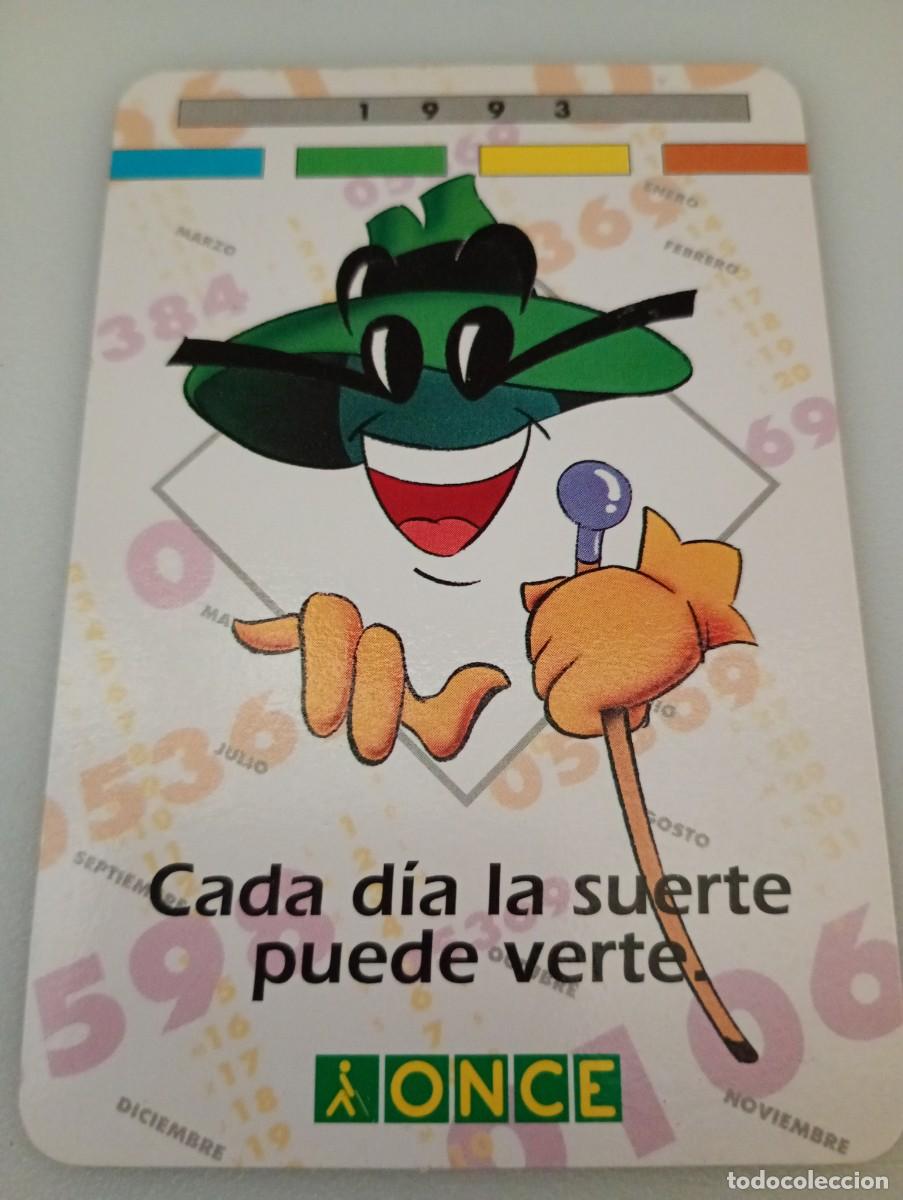 Coleccionismo calendarios: Calendario 1993 Publicidad ONCE