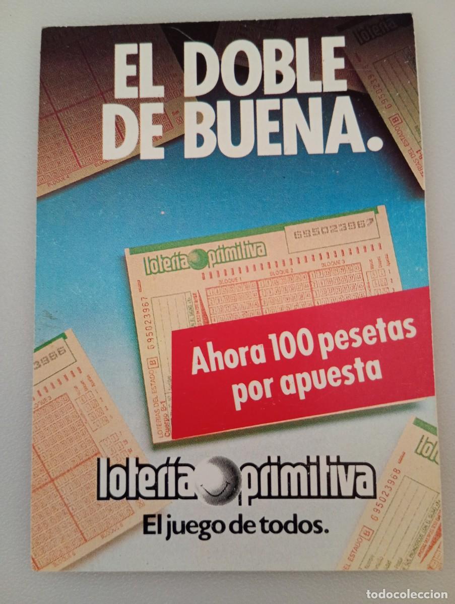 Coleccionismo calendarios: Calendario 1988 Publicidad LOTER&Iacute;AS Y APUESTAS DEL ESTADO