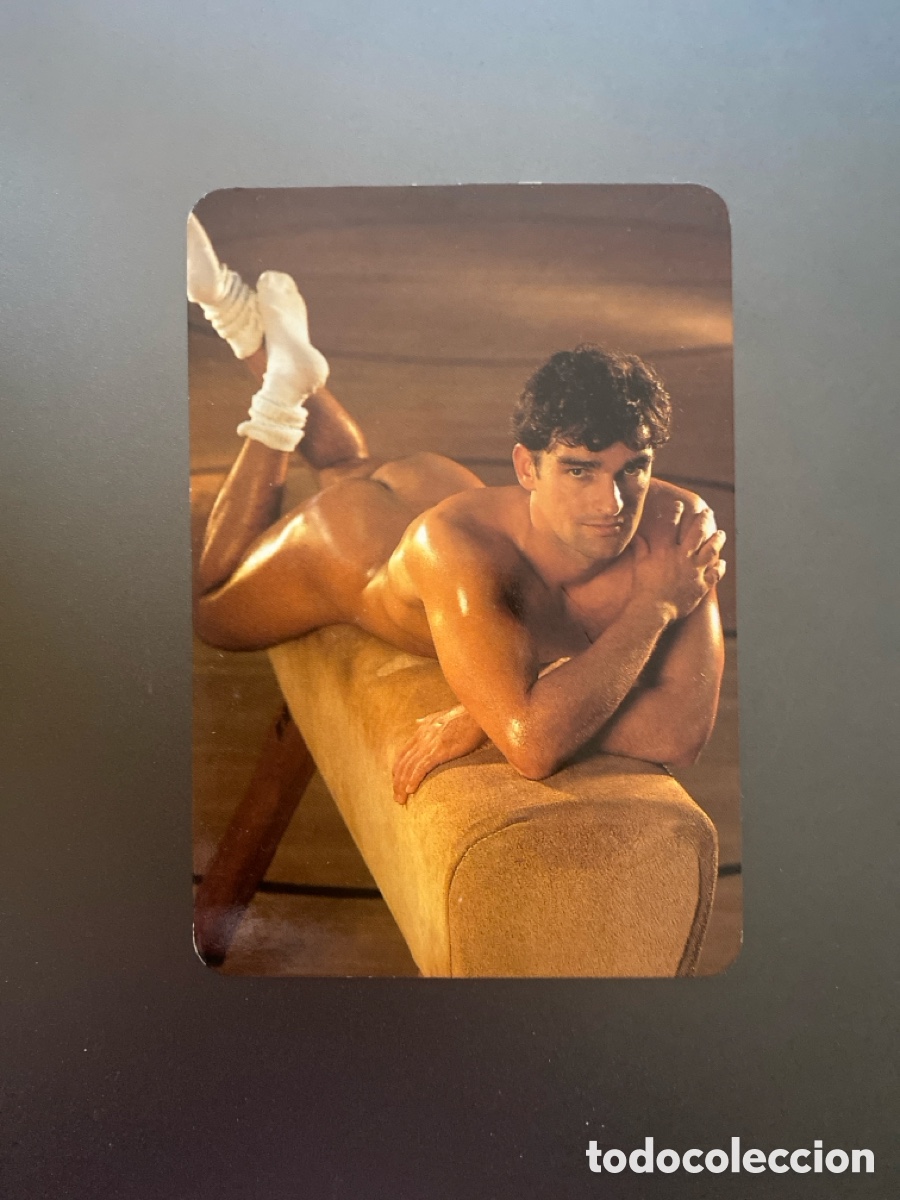 Coleccionismo calendarios: Calendario de bolsillo antiguo Hombre desnudo con calcetines | Coleccionismo