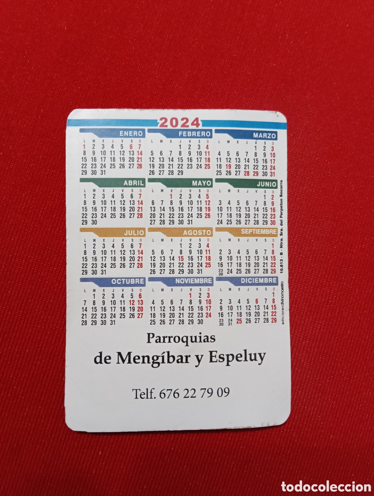 Coleccionismo calendarios: Calendario de bolsillo 2024 - Foto 2