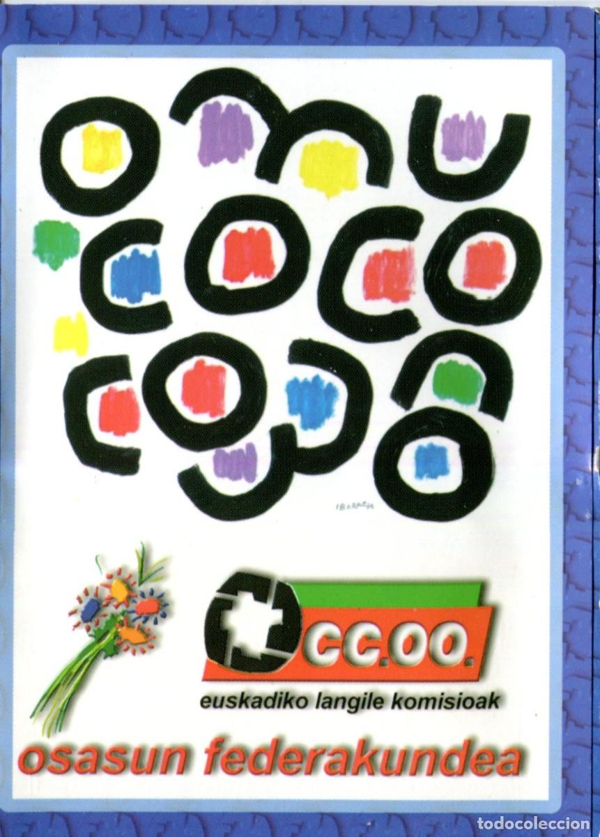 Coleccionismo calendarios: CALENDARIO POL&Iacute;TICO SINDICATO CC.OO. EUSKADI A&Ntilde;O 2003