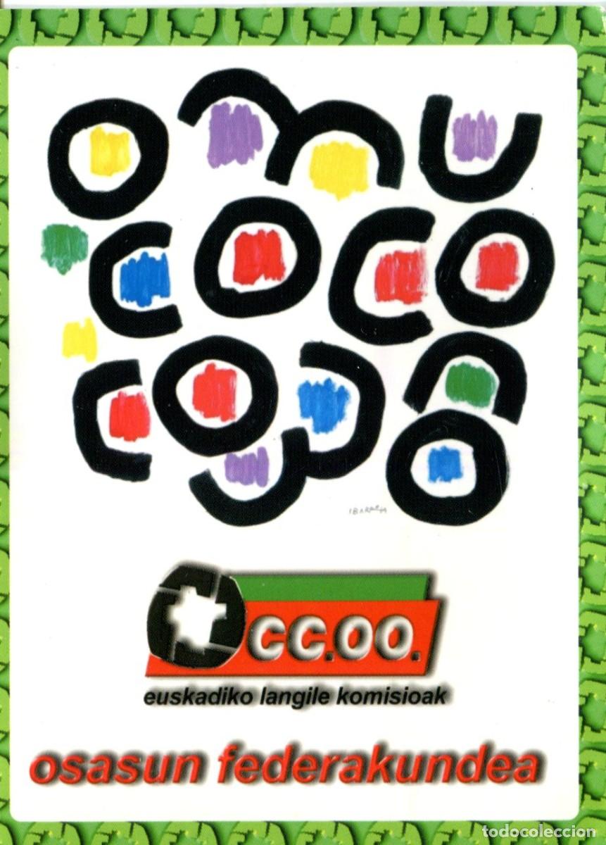 Coleccionismo calendarios: CALENDARIO POL&Iacute;TICO SINDICATO CC.OO. EUSKADI A&Ntilde;O 2004