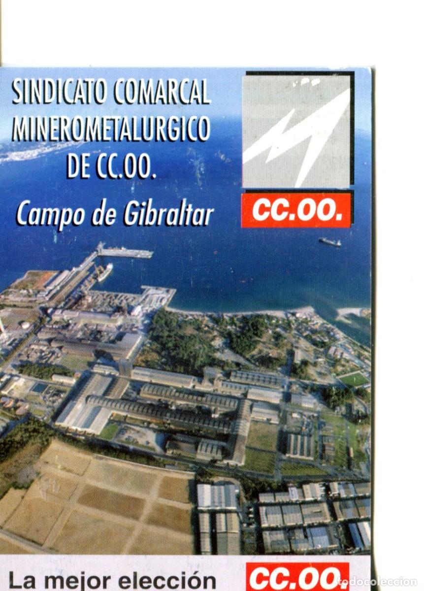 Coleccionismo calendarios: CALENDARIO. POLITICO. SINDICAL. CC. OO. Minerometalurgico del Campo de Gibratar A&ntilde;o 2005
