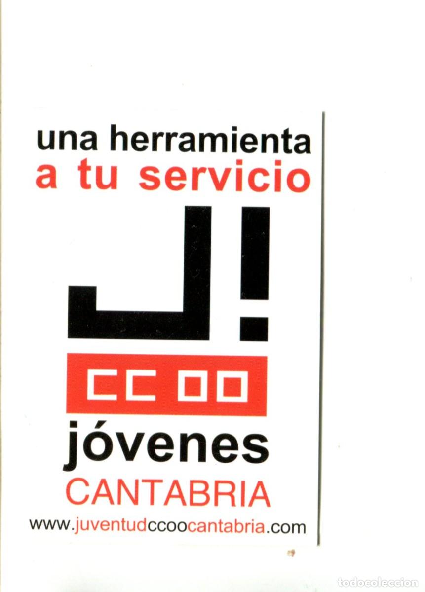 Coleccionismo calendarios: CALENDARIO. POLITICO. SINDICAL. CC. OO. Jovenes Juventud Cantabria A&ntilde;o 2008
