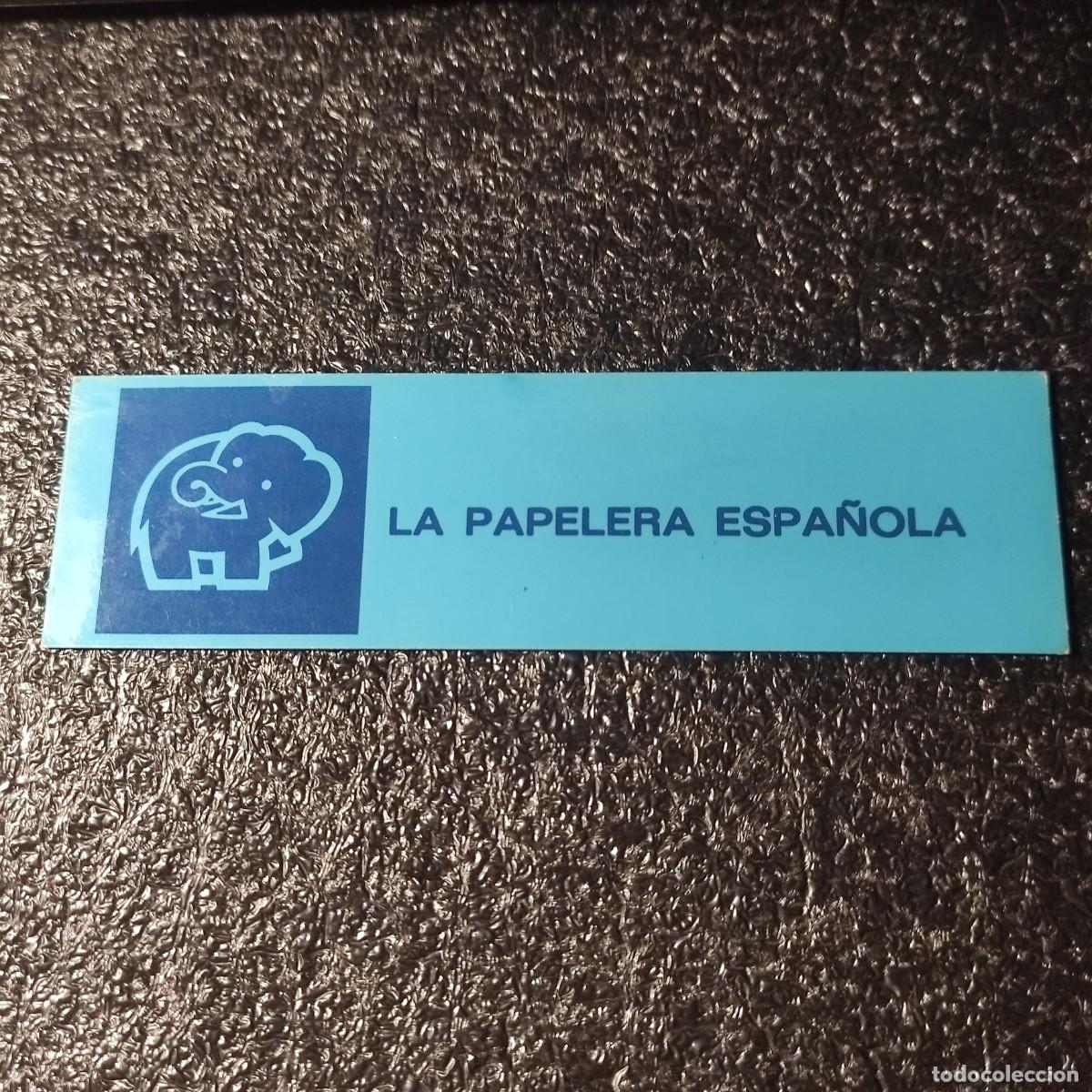 Collectionnisme Calendriers: CALENDARIO DE BOLSILLO MARCAPAGINA . LA PAPELERA ESPA&Ntilde;OLA 1976 * EL ELEFANTE * T2