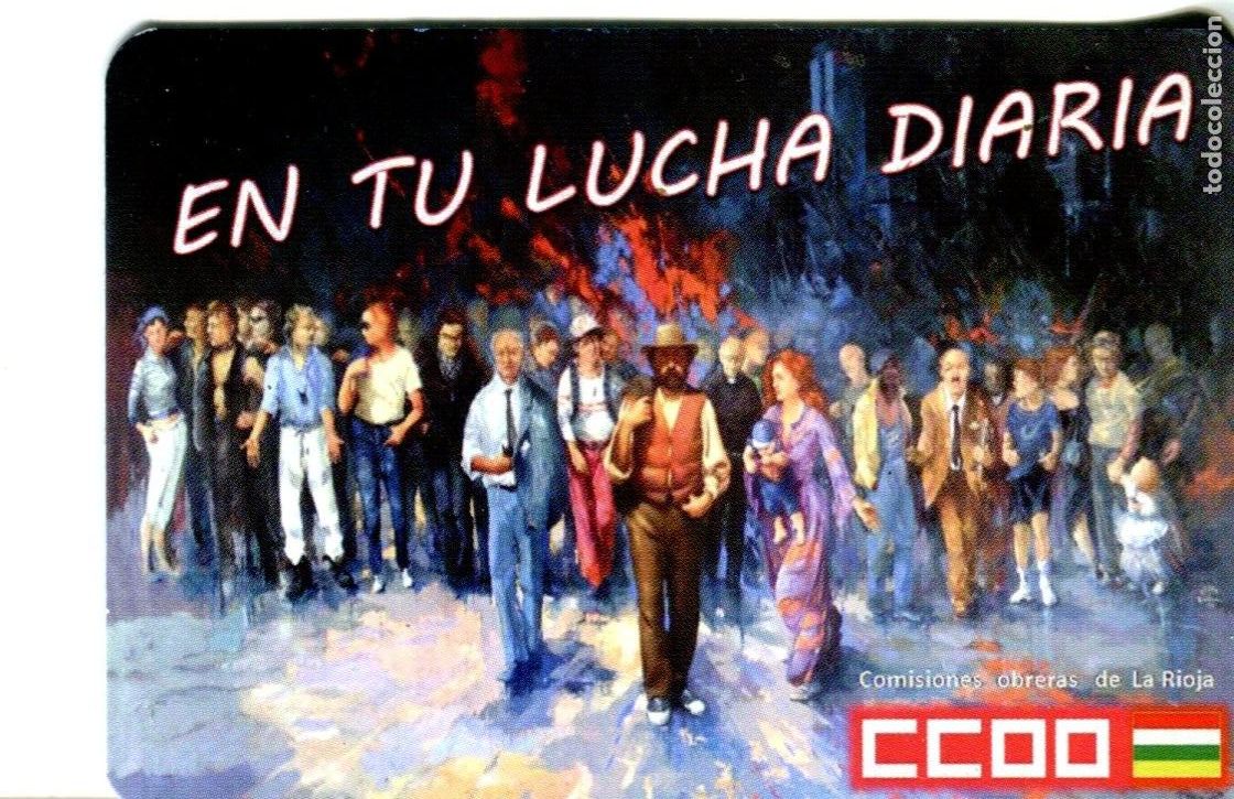 Coleccionismo calendarios: CALENDARIO. POLITICO. SINDICAL. CC. OO. de la Rioja A&ntilde;o 2016
