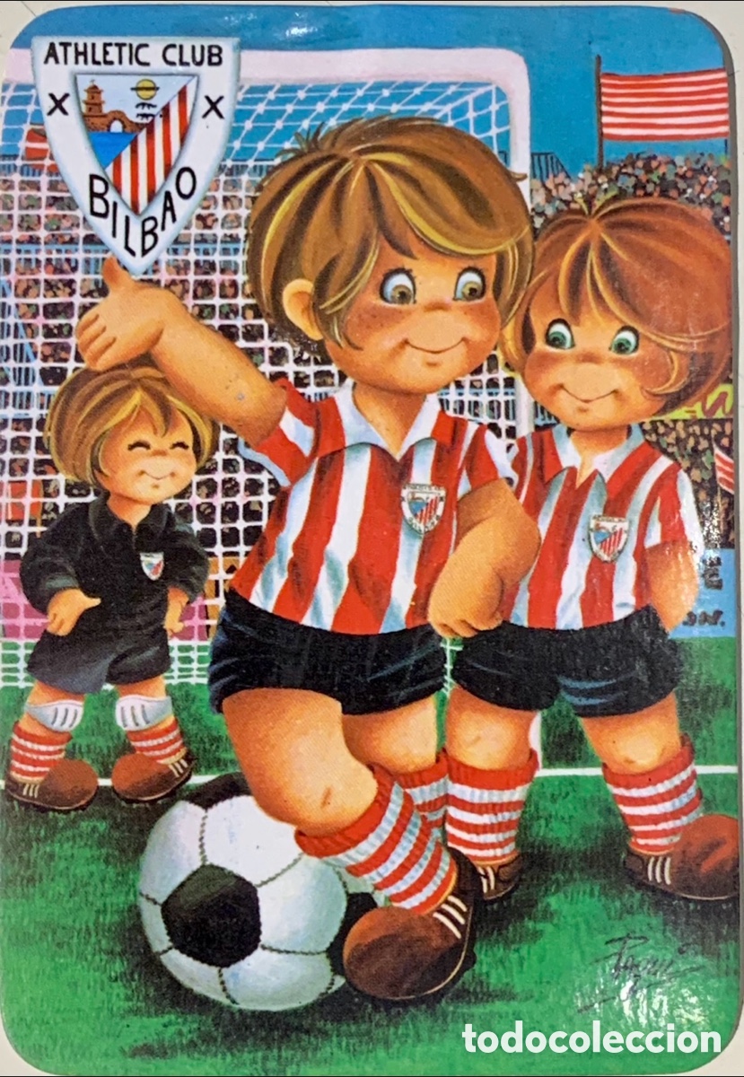 Coleccionismo calendarios: Calendario de bolsillo. Athletic Club Bilbao. 1980.