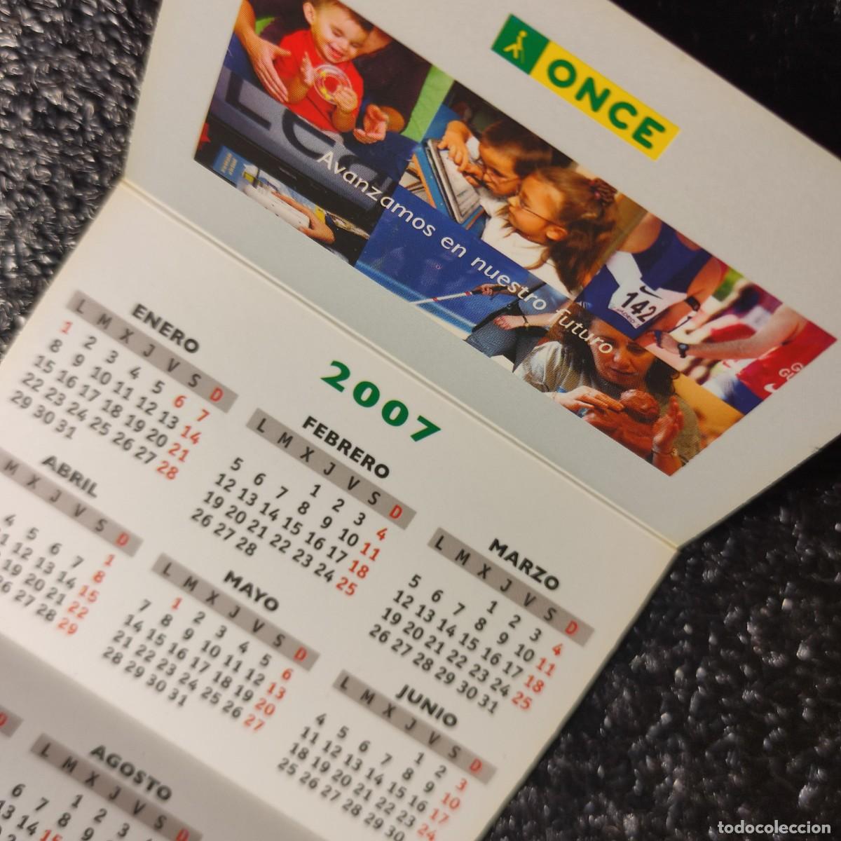 Coleccionismo calendarios: CALENDARIO DE BOLSILLO LA ONCE 2007 ** TRIPTICO ** T3 - Foto 2