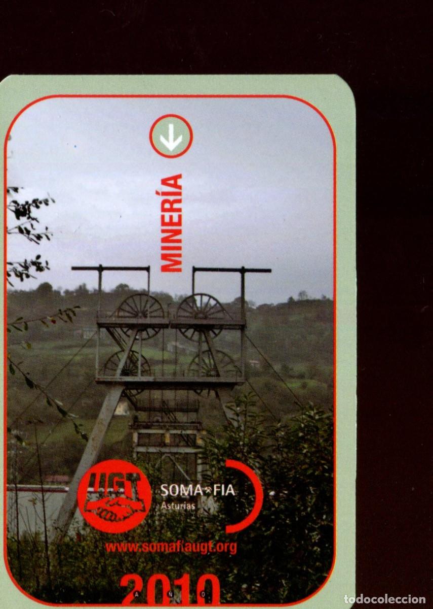 Colecionismo Calend&aacute;rios: CALENDARIO POL&Iacute;TICO. SINDICATO. UGT. MINERIA SOMA FIA ASTURIAS A&Ntilde;O 2010