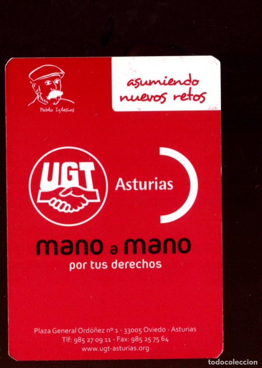 Coleccionismo calendarios: CALENDARIO POL&Iacute;TICO. SINDICATO. UGT. MANO A MANO POR TUS DERECHO ASTURIAS A&Ntilde;O 2011