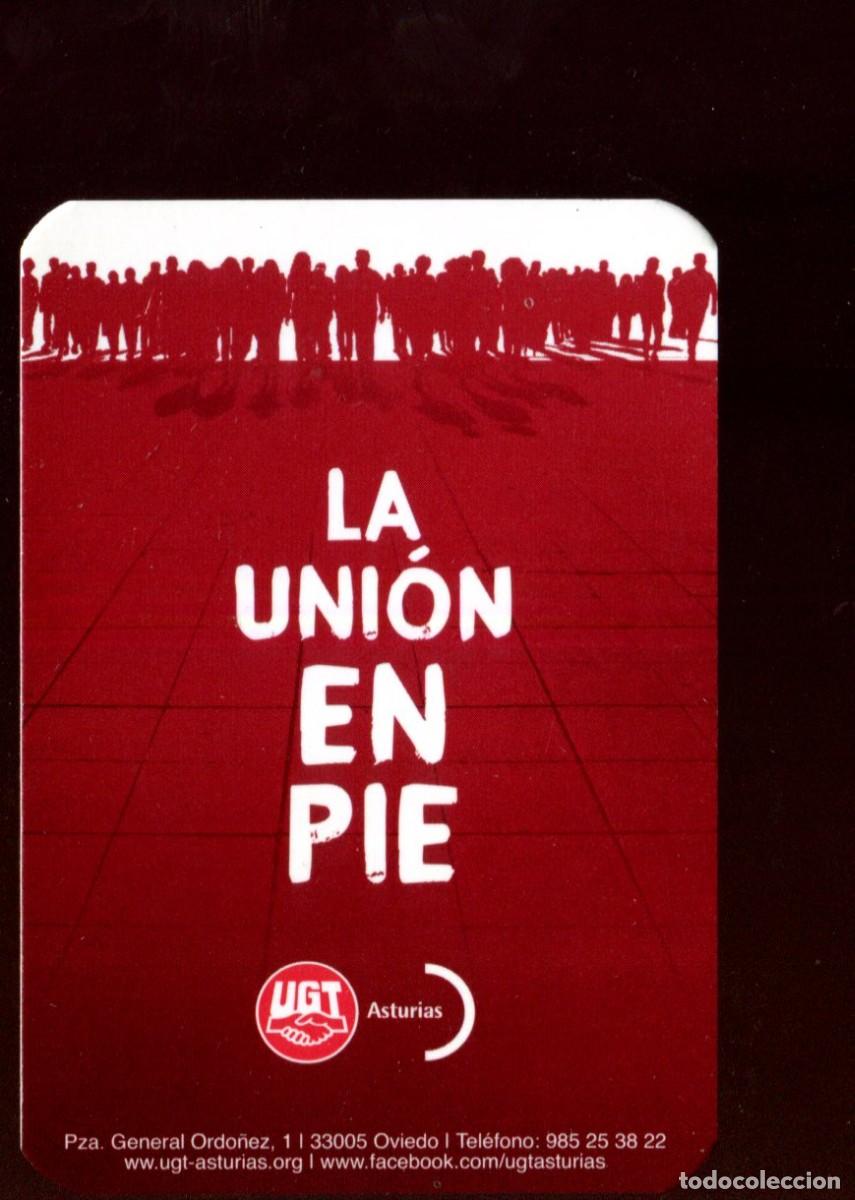 Coleccionismo calendarios: CALENDARIO POL&Iacute;TICO. SINDICATO. UGT. LA UNION EN PIE ASTURIAS A&Ntilde;O 2018