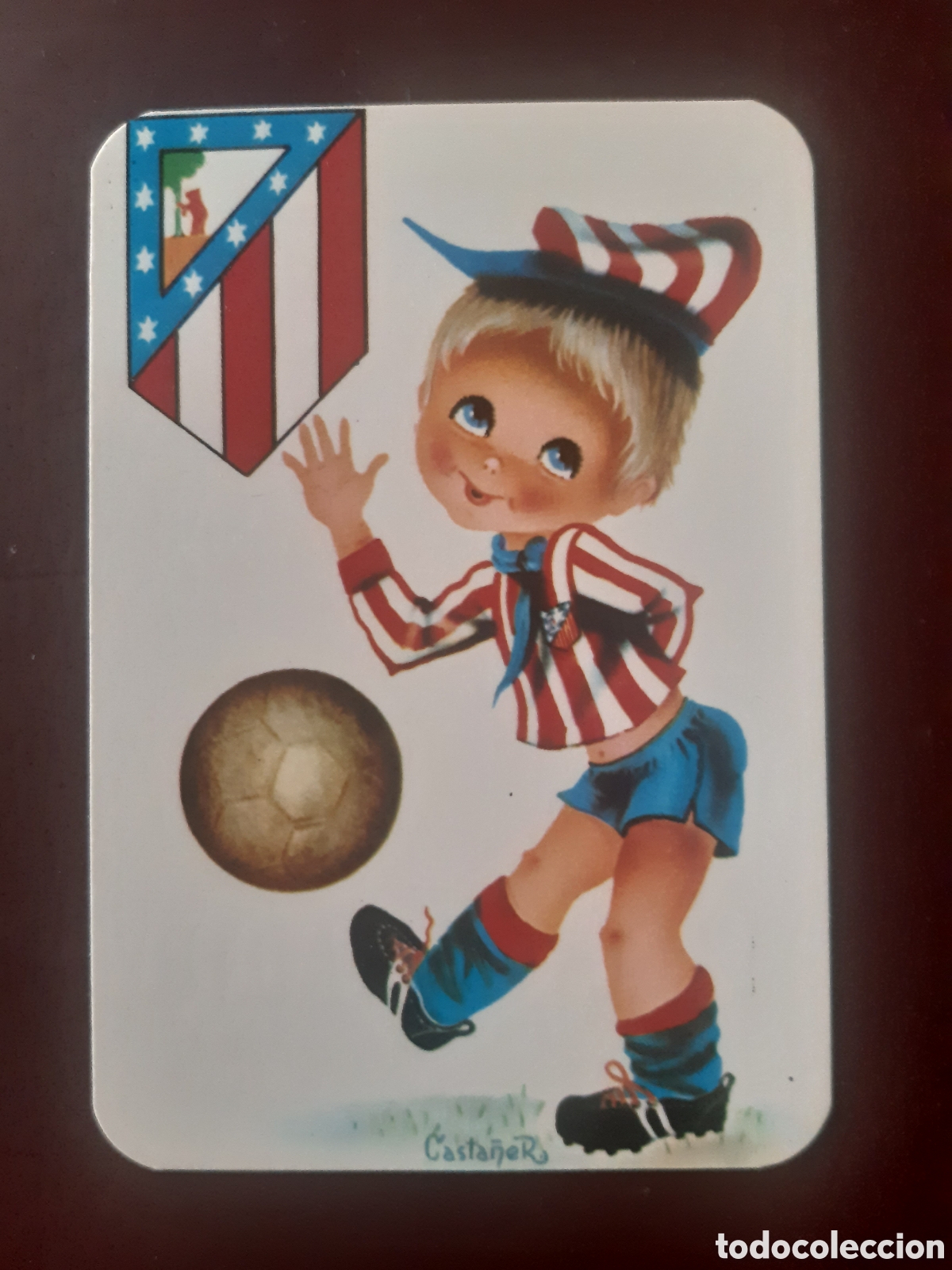 Coleccionismo calendarios: Calendario futbol A.Madrid 1979
