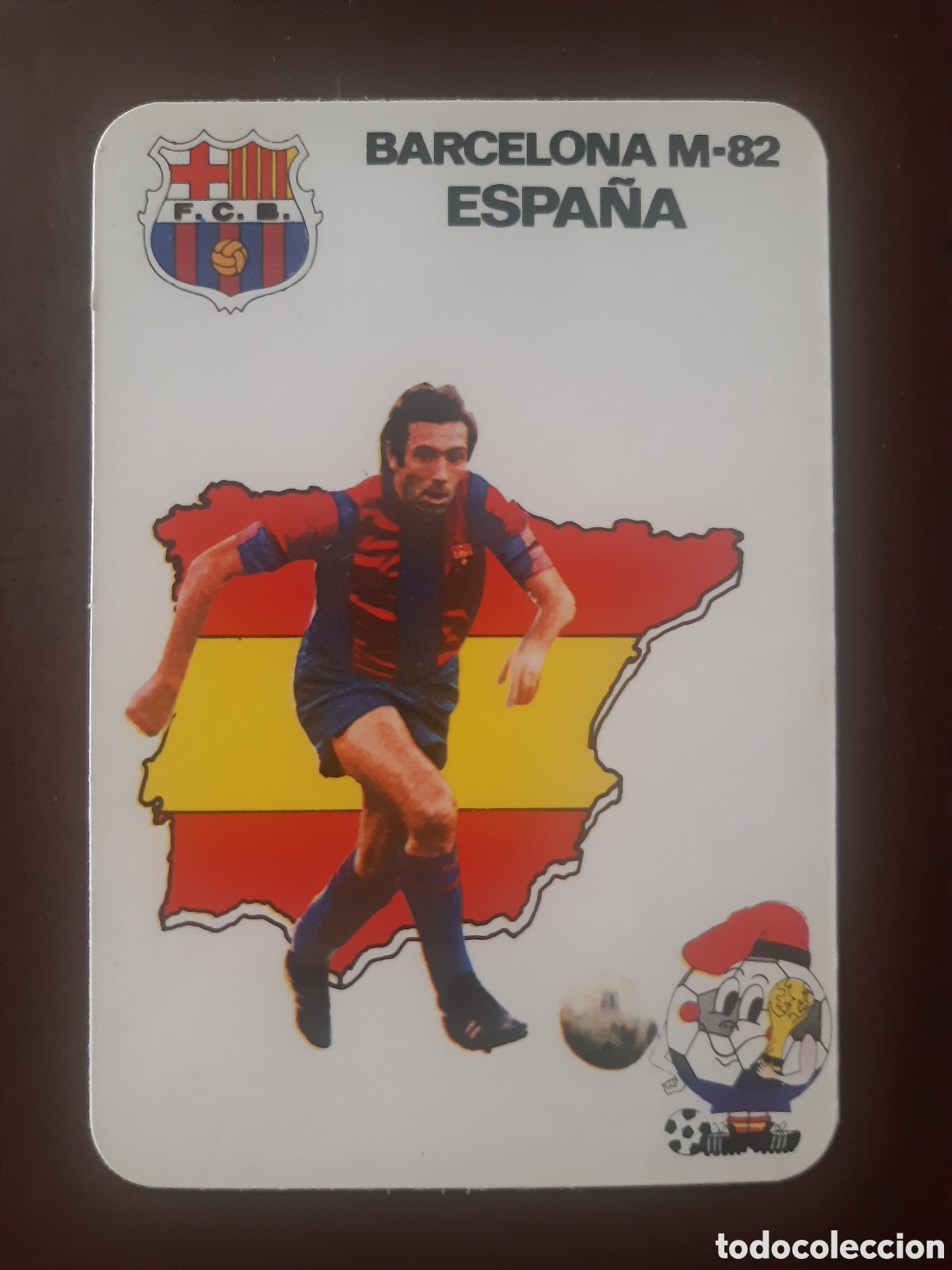 Coleccionismo calendarios: Calendario futbol mundial 82 Barcelona Espa&ntilde;a