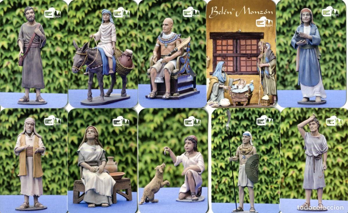 Coleccionismo calendarios: SERIE NUMERADA DE 10 CALENDARIOS FIGURAS DEL BELEN (Monzon) a&ntilde;o 2014