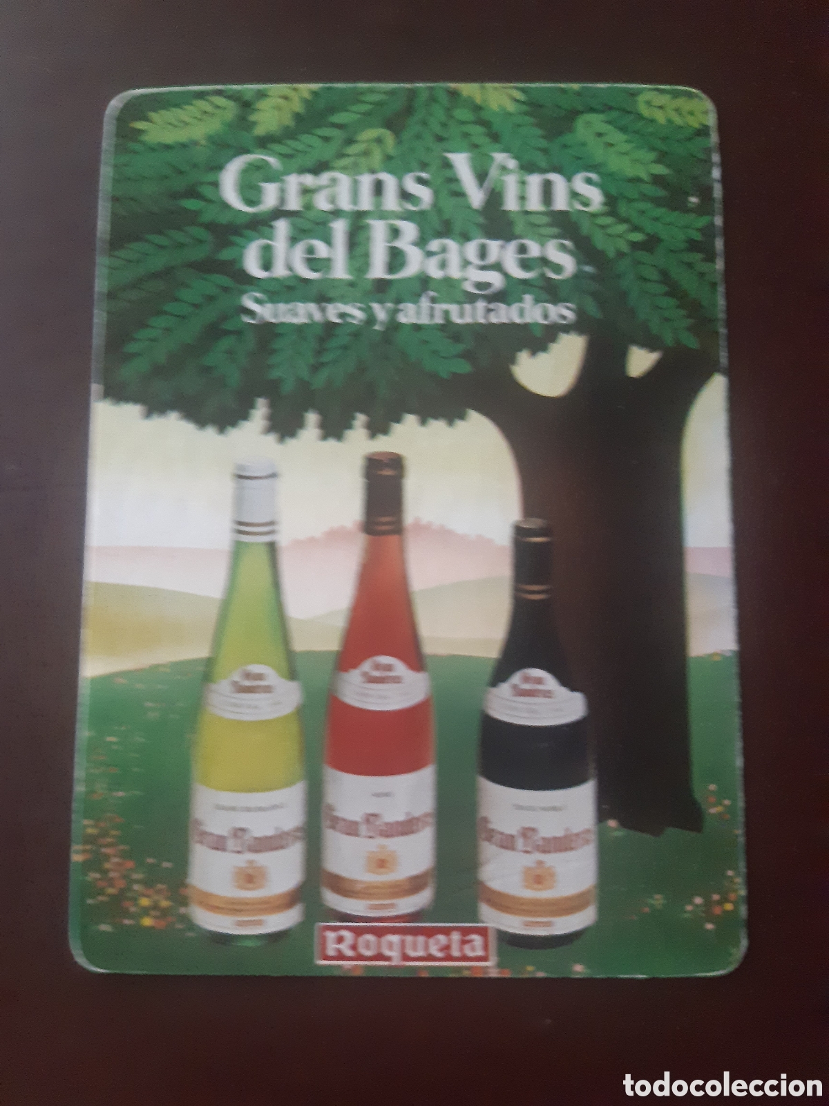 Coleccionismo calendarios: Calendario vinos Roqueta 1984