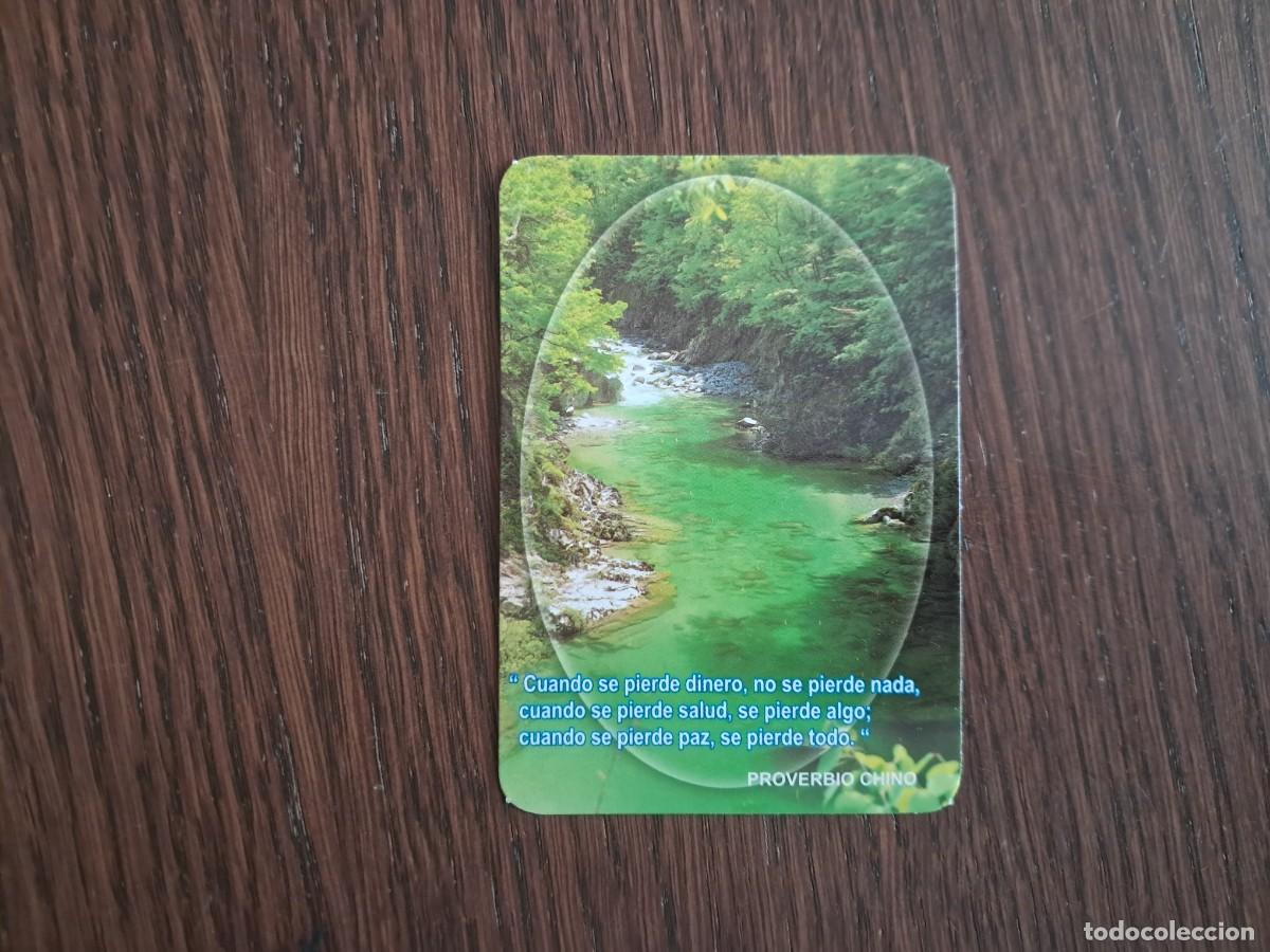 Coleccionismo calendarios: calendario de publicidad de Per&uacute;, proverbio chino, imagen de r&iacute;o, a&ntilde;o 2006.