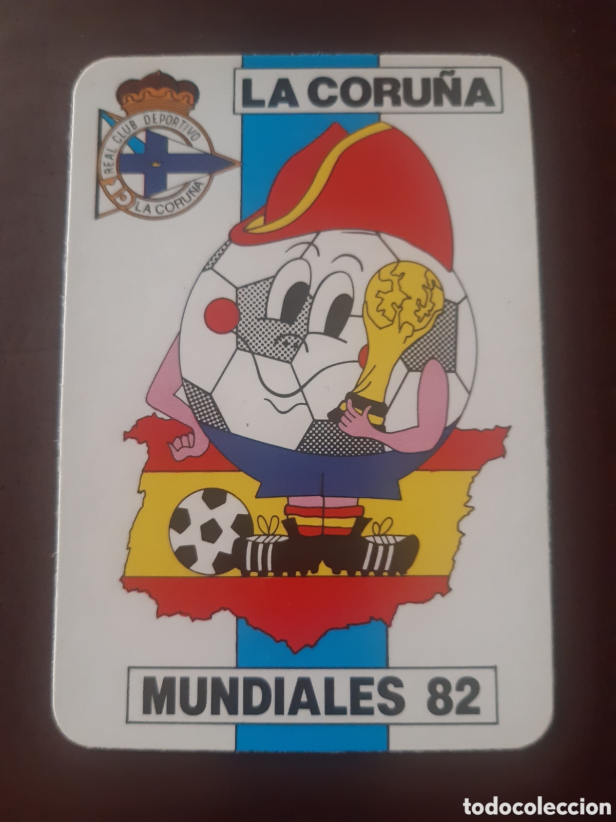 Coleccionismo calendarios: Calendario futbol mundial 82 La Coru&ntilde;a