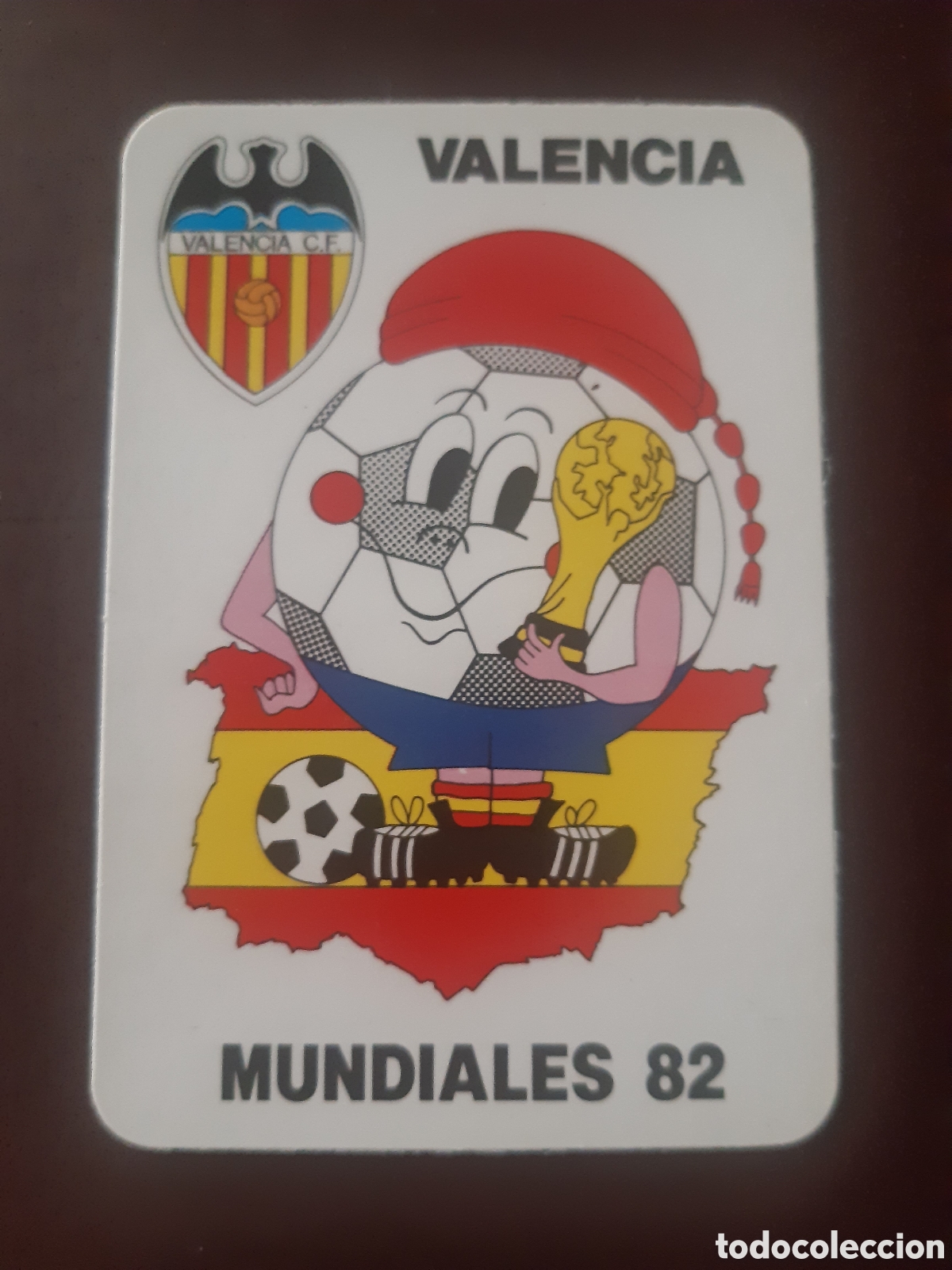 Coleccionismo calendarios: Calendario futbol mundial 82 Valencia