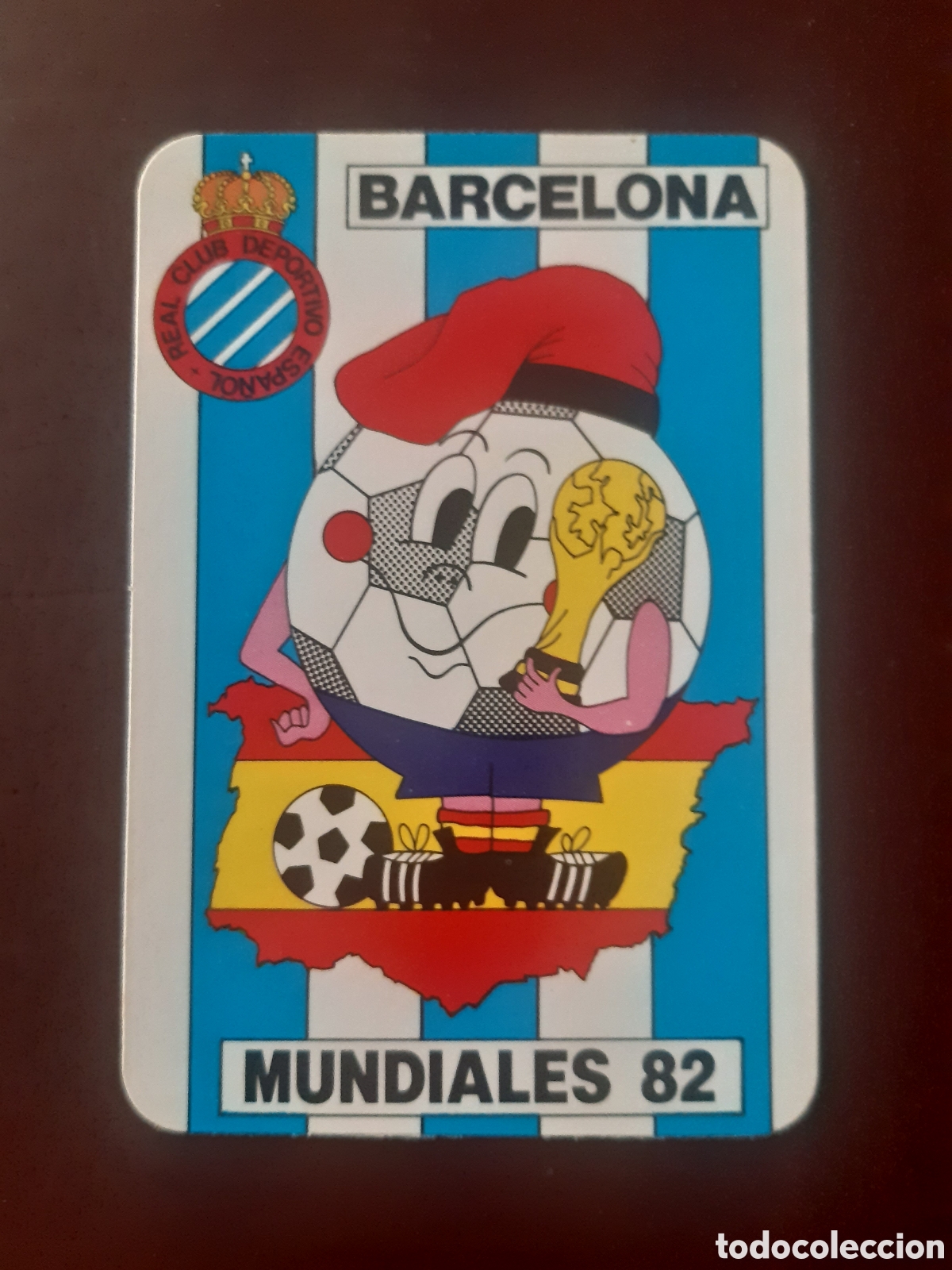 Coleccionismo calendarios: Calendario futbol mundial 82 Barcelona