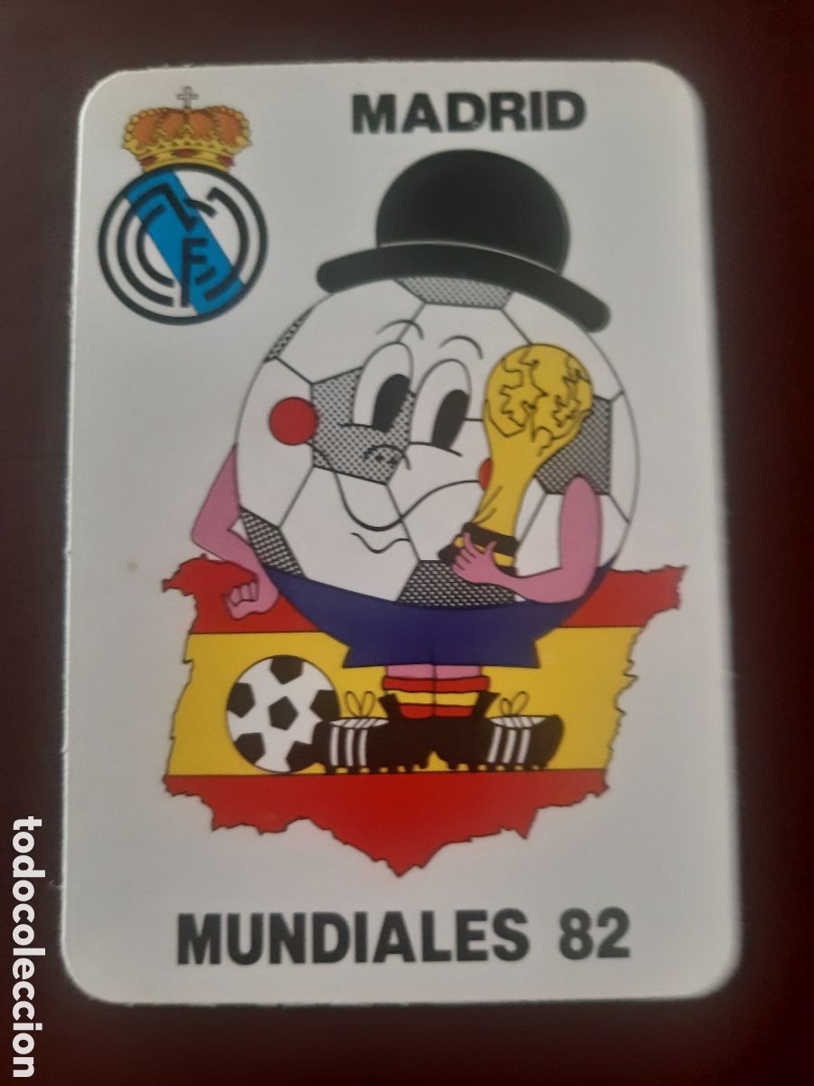 Coleccionismo calendarios: Calendario futbol mundial 82 Madrid