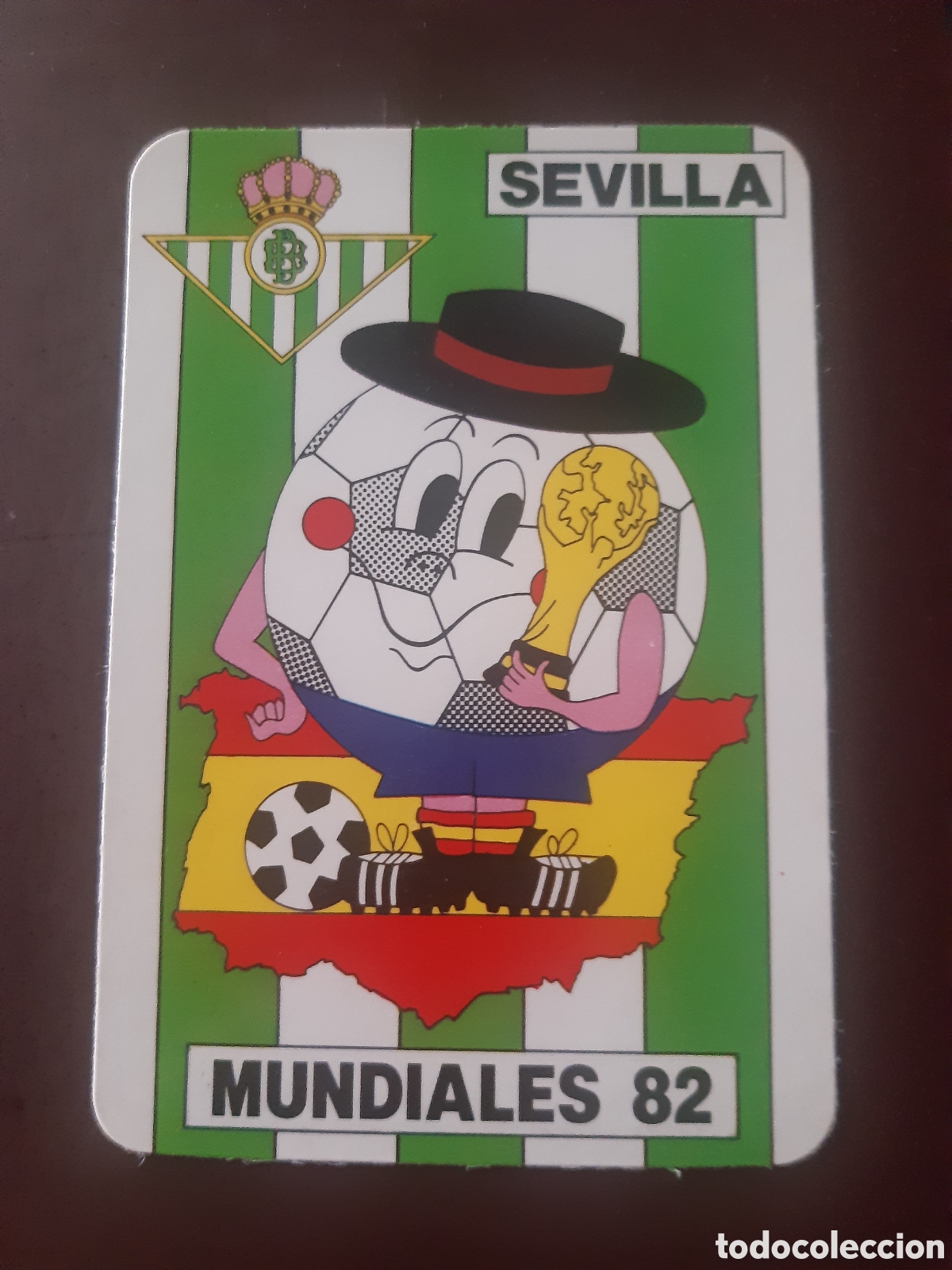 Coleccionismo calendarios: Calendario futbol mundial 82 Sevilla