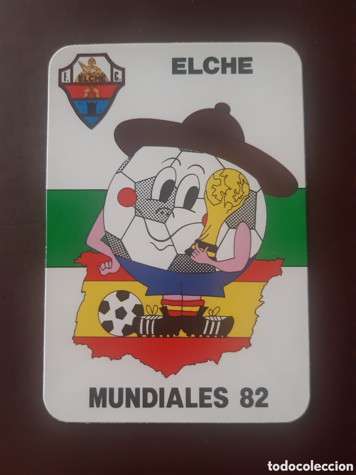 Coleccionismo calendarios: Calendario futbol mundial 82 Elche