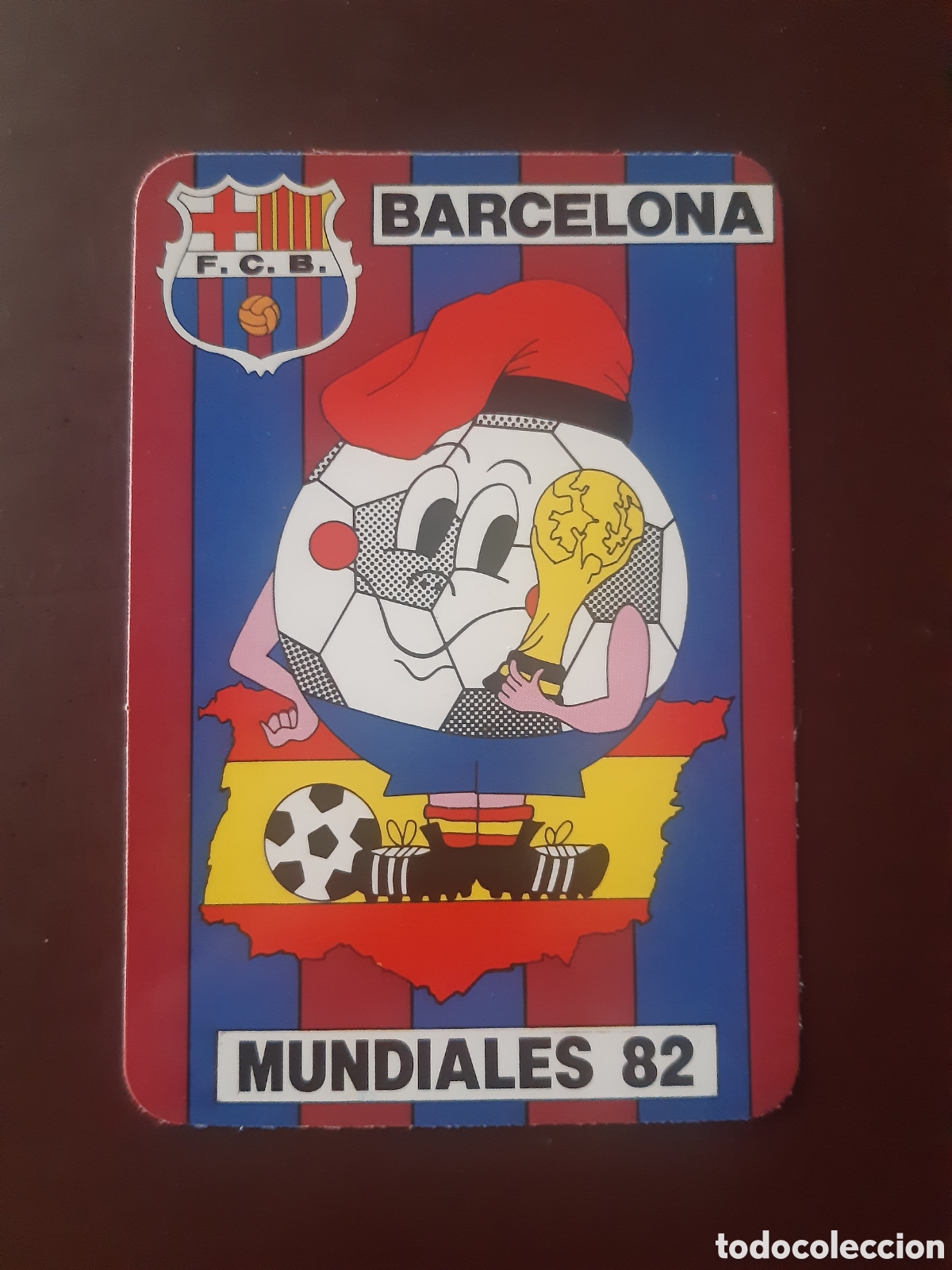 Coleccionismo calendarios: Calendario futbol mundial 82 Barcelona