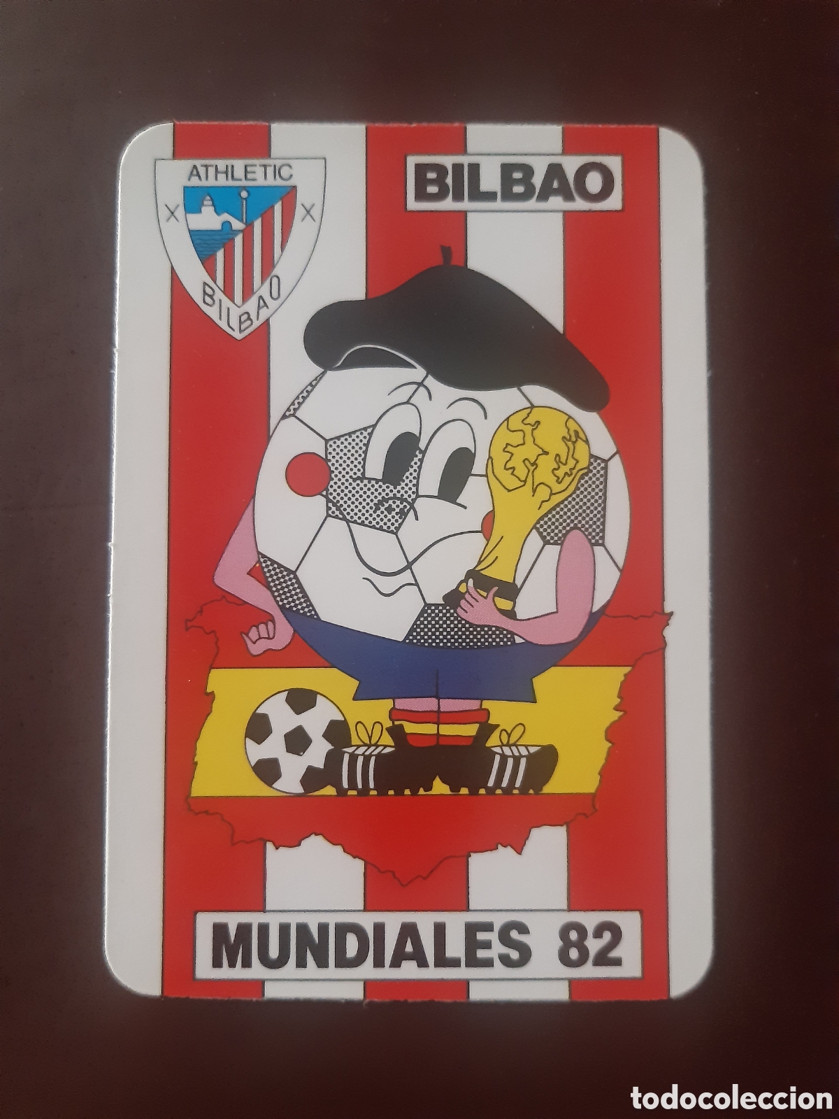 Coleccionismo calendarios: Calendario futbol mundial 82 Bilbao