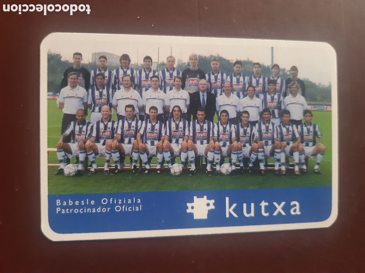 Coleccionismo calendarios: Calendario Kutxa Real Sociedad 2001