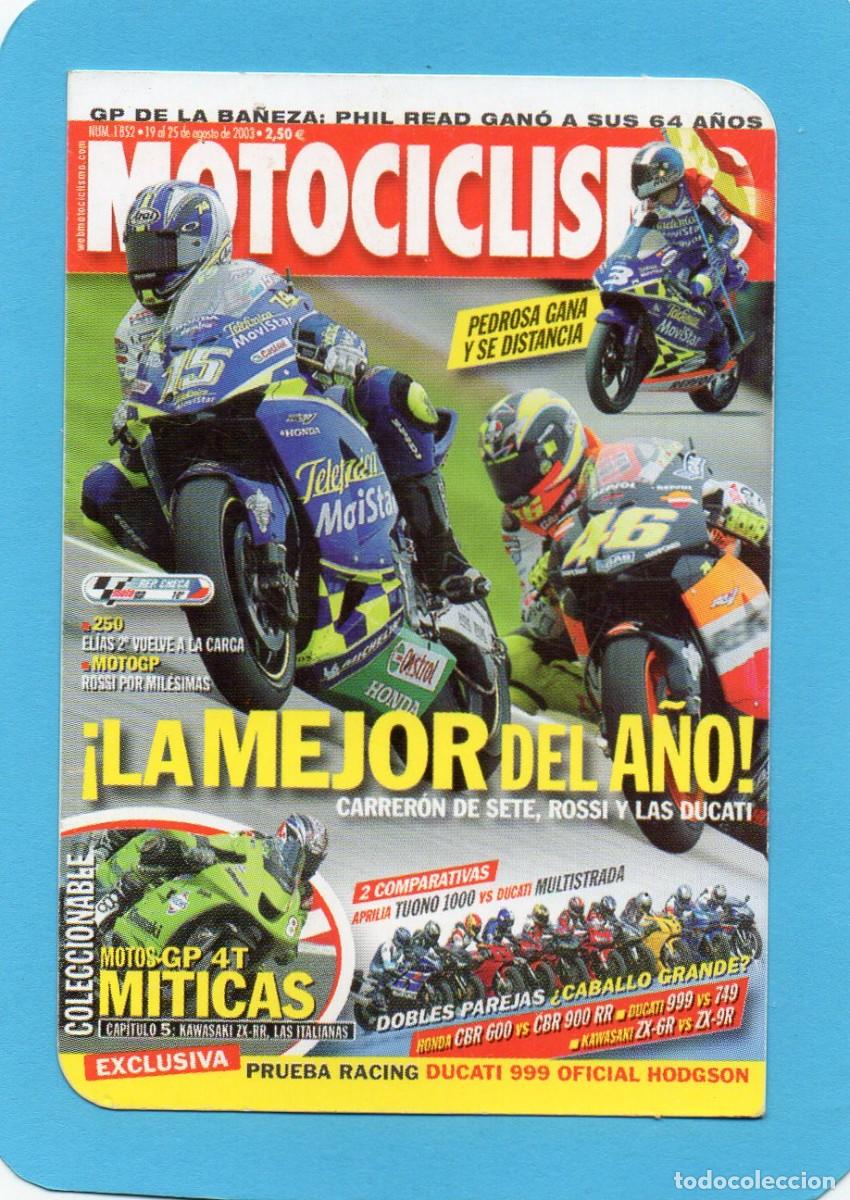 Coleccionismo calendarios: Calendario de Publicidad 2004 - REVISTA LA MOTO