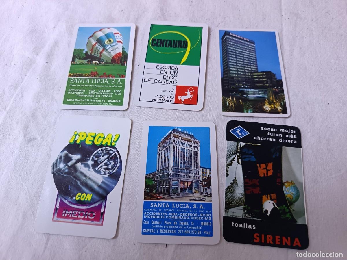 Coleccionismo calendarios: Lote de 6 Almanaques o Calendarios de Bolsillo con publicidad, Fournier, 1960&acute;s, 70&acute;s y 80&acute;s