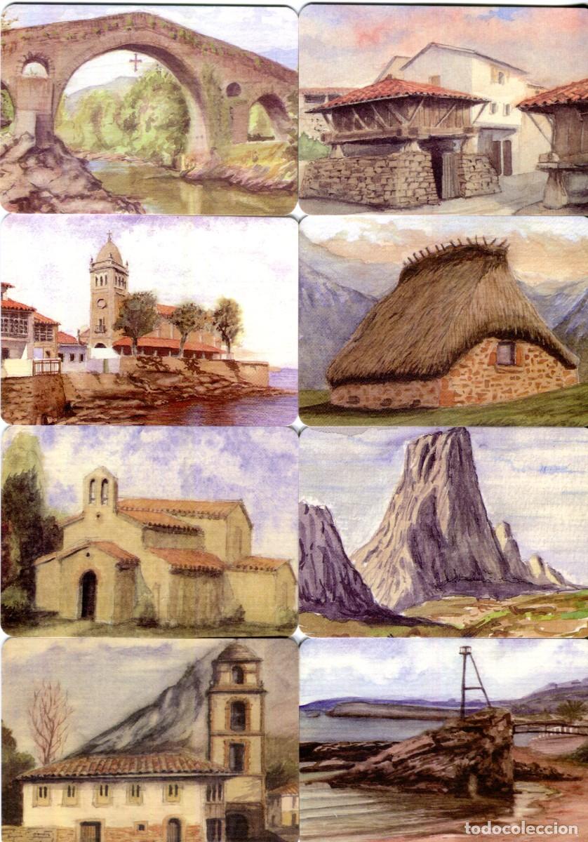 Coleccionismo calendarios: 8 CALENDARIOS CUADROS PAISAJES DE ASTURIAS Editado por JUNYPERO A&Ntilde;O 2008 Pintura