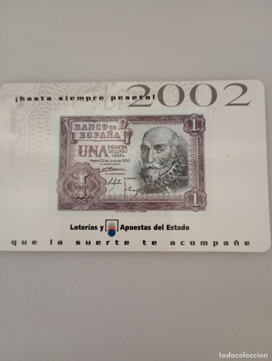 Coleccionismo calendarios: Calendario 2002 Publicidad LOTER&Iacute;AS Y APUESTAS DEL ESTADO